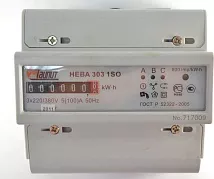 Эл. счетчик Нева 303, 5-100A, 220*380В, МОУ (в упак. 30шт.)