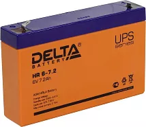 Аккумуляторная батарея Delta HR 6-7.2 (6В 7.2Ач) (151x34x101)