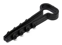 Дюбель-хомут ДХП 12х6 Черный Fortisflex (100шт) (аналог USMP-3)
