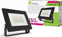 Прожектор СДО-07-150 светодиодный черный IP65 ASD 6500k 11250lm