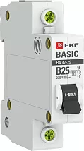 Автоматический выключатель ВА 47-29 B25/1 4.5кА Basic EKF