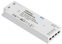 Блок питания SLIM EASY CLIC 12В 60Вт IP67 с разъёмами mini amp GTV
