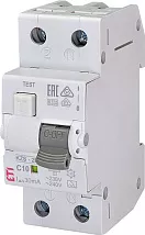 Диф. автомат. выключатель KZS 2M С10/0,03 тип А