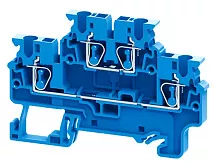 Клемма двухярусная пружинная OptiClip CXDL-2.5-2L-I сер. КЭАЗ 289764
