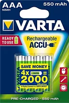 Аккумулятор AAA 550mAh Ni-Mh VARTA POWER ACCU BL-4