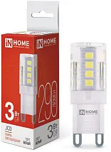Лампа светодиодная LED-JCD 3Вт 230В G9 4000К 290Лм IN HOME
