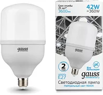 Лампа LED T120 E27 4000K 42Вт 3600Лм 4000K Elementary Gauss