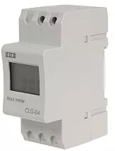 Счетчик времени работы CLG-04 (Vвх 100-240 В AC/DC). Работа от батареи 3 DC (CR14335 Lithium)