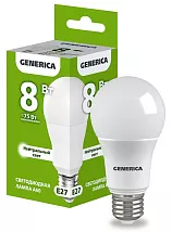 Лампа LED A60 E27 4000К 8Вт 800Lm GENERICA