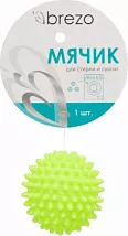 Мячик для стирки и сушки, 1 шт., цвет зеленый BREZO