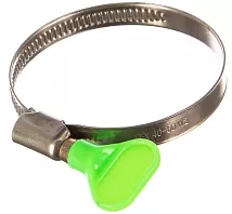 Хомут червячный нерж. с ключом ("бабочка") 40-60/9 W2