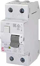 АВДТ KZS-2M B10/0.03 1+N, 30мА, тип АС, 10кА ETI