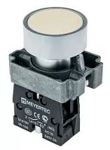 Кнопка MTB2-BAZ111 бел. 1но, IP65 Meyertec