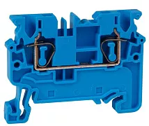 Клемма проходная пружинная OptiClip CX-2.5-I-BU-24A-(0.2-2.5) син. КЭАЗ 289712