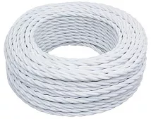 Провод витой 3х1,5 RF Белый (матовый) кратно (10м) Bironi (150м/уп)