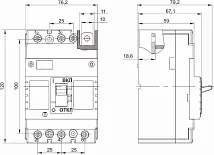 Автоматический выключатель ВА44-33 50А/3 15кА IEK