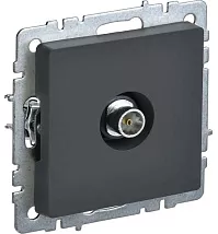 Розетка TV графит BRITE IEK