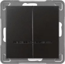 Выключатель LP-2YS/m/50 1002 2кл. с подсветкой