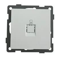 Розетка RJ45 (cat 5e) 1-я белая U1A-016-1 SoftTouch AWSPRODUCTS