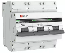 Автоматический выключатель ВА 47-100 C80/3 10кА Proxima EKF