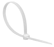 Хомут 7,2*200 белый нейлон (100 шт.) Basic (EKF)