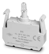 Светодиод B5 бел. 12-30В AC/DC IP40 Emas