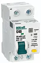 АВДТ ДИФ-103 C40/1+N 30мА, тип AC, 4,5кА Dekraft