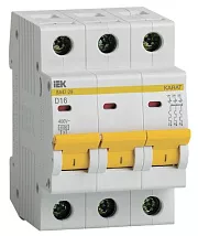 Автоматический выключатель ВА47-29 D16/3 4,5кА IEK