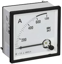 Амперметр Э47 600/5А кл. точн. 1,5 96х96мм ИЭК (акц)