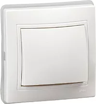 Выключатель 1-кл. белый IP44 Кварта IEK