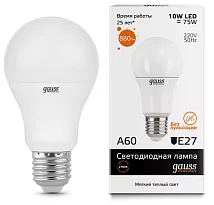 Лампа LED A60 E27 3000К 10Вт 880Лм Elementary Gauss