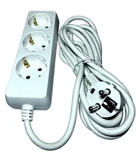 Удлинитель бытовой 3гн. 5м с/з ПВС 3x1mm2 AWS-G03-5 AWSPRODUCTS