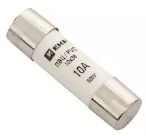 Вставка плавкая цилиндрическая ПВЦ (10х38) 10А EKF PROxima