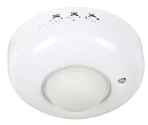 Датчик движения ДД 020B 800Вт 360гр.6м IP33 инфракрасный белый IN HOME