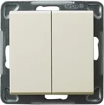 Выключатель LP-2R/m/27 1069 2 кл. (без рамки)