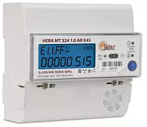 Эл. счетчик НЕВА МТ 324 1.0 AR E4BS29 5-100А  (RS 485) (под заказ)