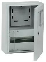 Щит учёта. металл. ЩУРн -1/12 с замком и окном IP54 IEK