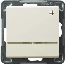 Выключатель LP-4RS/m/27 1071 проходной с подсветкой (без рамки)
