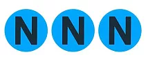 Знаки безопасности символ "N" d=20мм синий (уп./100 шт) HLT