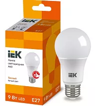 Лампа LED A60 E27 3000К 9Вт 810Lm IEK