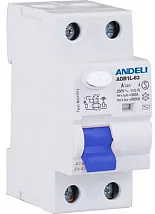 УЗО ADB1L-63 2P 40A 30mA тип AC 6kA Andeli