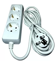 Удлинитель бытовой 3гн. 1,5м с/з ПВС 3x1mm2 AWS-G03-1,5 AWSPRODUCTS