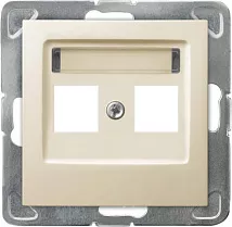 Корпус компьютерной розетки GPK-2Y/p/27 1391 двойной