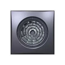 Вентилятор бытовой 100 Dark gray metal AURA (обратный клапан) (DICITI)