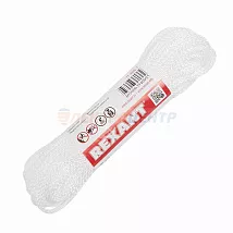 Фал плетеный "REXANT" 3мм 25м (белый)