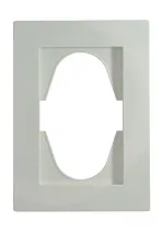 Рамка для двойной розетки белая P50-6W AWSPRODUCTS