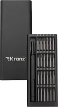 Набор отверток для точных работ KRANZ RA-03, 25 предметов, KR-12-4753
