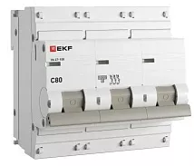 Автоматический выключатель ВА 47-100 C 80/3 10кА Proxima EKF (без НДС)