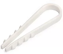 Дюбель-хомут ДХ 5-10 Белый Fortisflex (100шт)