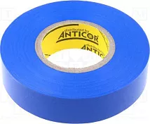 Изолента ПВХ синяя (0.18*19*18) (ANTICOR) ELECTRIX 200 Premium